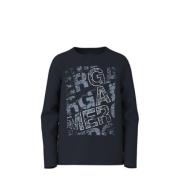 NAME IT KIDS longsleeve NKMVUX met printopdruk Blauw Jongens Stretchka...