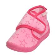 Playshoes pantoffels met sterrendessin Velcro roze/donkerroze Jongens ...