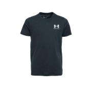 Under Armour sportshirt zwart Sport t-shirt Jongens Katoen Ronde hals ...