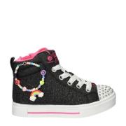 Skechers S-Lights Twinkle Charms Bestie sneakers met lichtjes zwart Me...