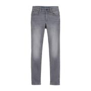 WE Fashion skinny jeans light grey denim Grijs Jongens Stretchdenim Ef...