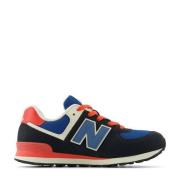 New Balance 574 sneakers antraciet/rood/blauw Grijs Jongens/Meisjes Su...