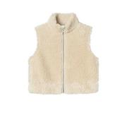 NAME IT KIDS bodywarmer NKFNENNY lichtzand Beige Meisjes Teddy Opstaan...