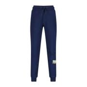 Raizzed tapered fit joggingbroek Tezu met logo donkerblauw Jongens Swe...