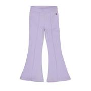 Quapi regular fit broek DOUTZEN lila Paars Meisjes Katoen Effen - 92