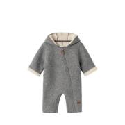 NAME IT BABY babypak NBNMILY grijs Jas Jongens Polyester Capuchon Effe...