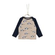 s.Oliver baby longsleeve met all over print ecru Jongens Katoen Ronde ...