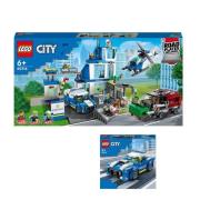 LEGO City Politiebureau 60316 met gratis Politiewagen speelset 60312 n...