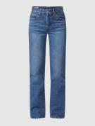 Straight fit jeans van katoen, model '501' - 'Water