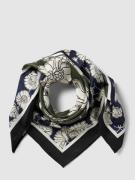 Sjaal van zijde met all-over motief, model 'ONESTO'