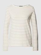 Shirt met lange mouwen en streepmotief, model 'ERASMO'