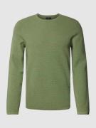 Gebreide pullover met ronde hals