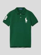 Poloshirt met logostitching