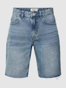 Korte jeans met labelpatch, model 'Osaka'