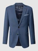 Slim fit 2-knoops colbert met geweven motief, model 'Finch'