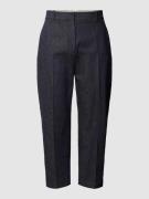 PLUS SIZE tapered fit stoffen broek met persplooien