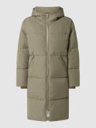 Oversized gewatteerde lange jas met wattering, model 'Elphin'