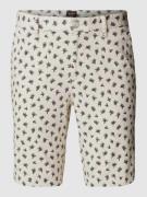 Korte broek met paisleymotief, model 'Schino Slim Shorts'