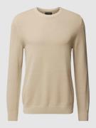 Gebreide pullover met labeldetail