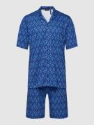 Pyjama met all-over motief, model 'Night&Day Pyjama kurz'