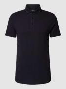 Poloshirt met structuurmotief, model 'Fisher'