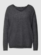 Gebreide pullover met structuurmotief, model 'CREWLEFILE'