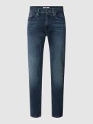 Slim fit jeans met labeldetail, model 'AUSTIN'