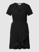 Mini-jurk met all-over motief, model 'CLARA BIANCA'