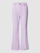 Stoffen broek met uitlopende pijpen, model 'AIDA KICK'