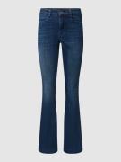 Bootcut jeans met labeldetail, model 'DREAM'