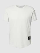 T-shirt met labelpatch