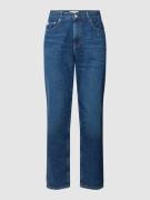 Regular tapered fit jeans met 5-pocketmodel