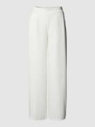 Stoffen broek met paspelzak aan de achterkant, model 'KATE'