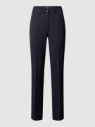 Feminine fit stoffen broek met persplooien, model 'Celine'