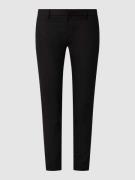 Stretchbroek met labelapplicatie, model 'ABBY NIGHT PANT'