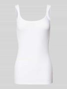 Tanktop met effen design