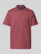 Regular fit poloshirt met all-over motief