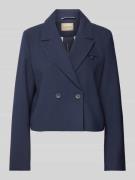 Korte blazer in effen design