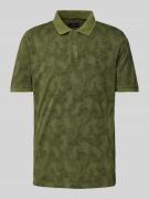 Regular fit poloshirt met all-over print