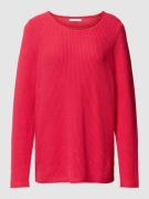 Gebreide pullover met labeldetail, model 'STYLE.LESLEY'