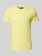 Slim fit T-shirt met logostitching, model 'GARMENT'