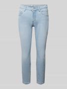 Cropped jeans in effen design, model 'ALVA'