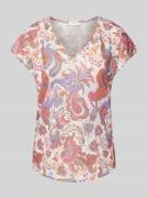 T-shirt met paisleymotief