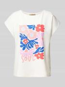 T-shirt met bloemenprint