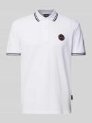 Regular fit poloshirt met labelbadge, model 'MACAS'