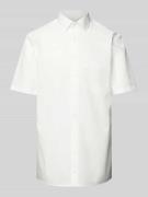 Modern fit zakelijk overhemd met kentkraag, model 'NEW KENT'