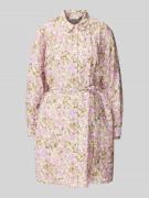 Mini-jurk met bloemenmotief, model 'Nathalina'