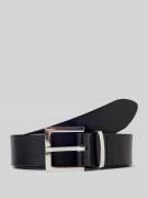 Leren riem in effen design