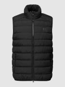 Bodywarmer met opstaande kraag