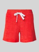 Regular fit sweatshorts met tunnelkoord